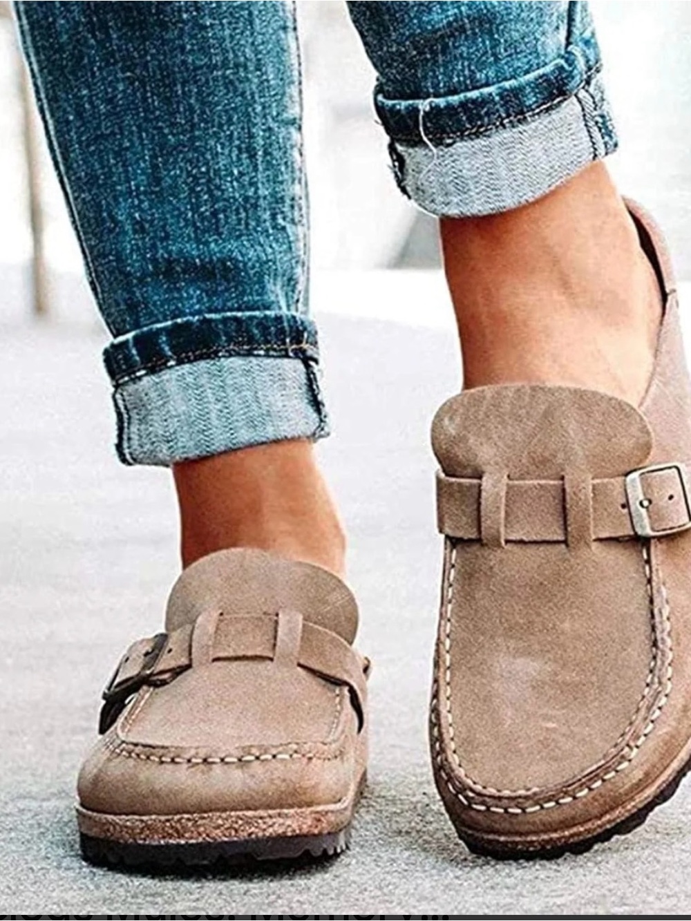 New- Birkenstock Buckley tea color